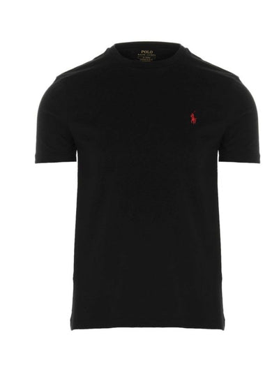 T-shirt Grigia Con Logo Rosso