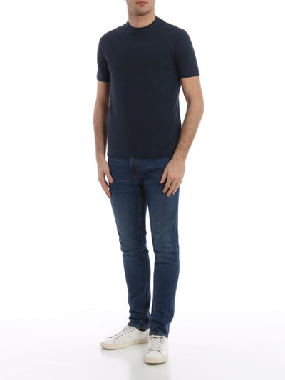 T-shirt Girocollo Blu
