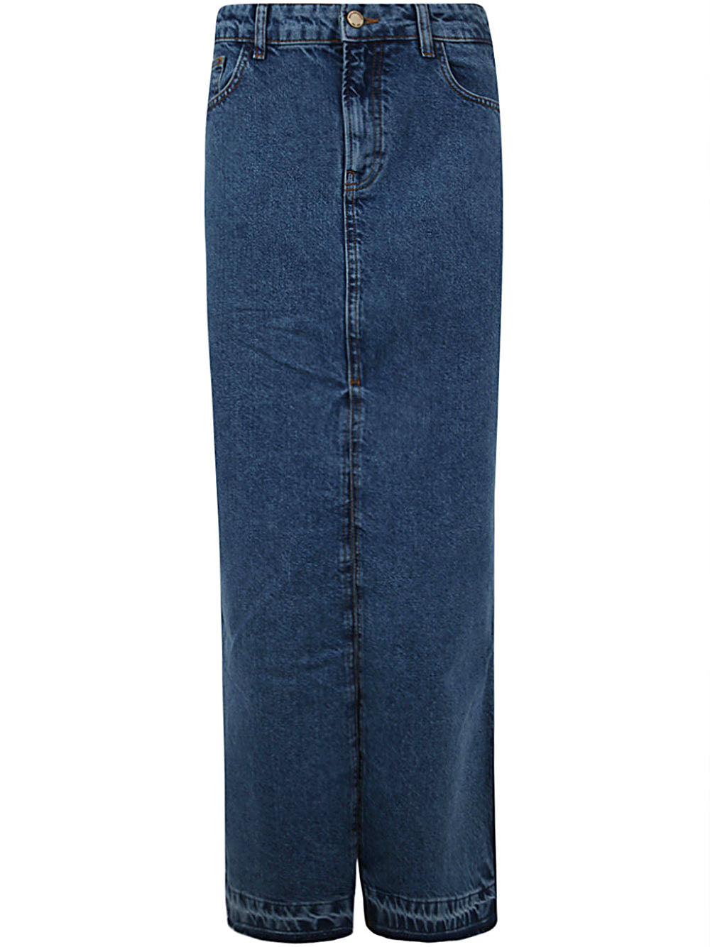 Denim Long Skirt