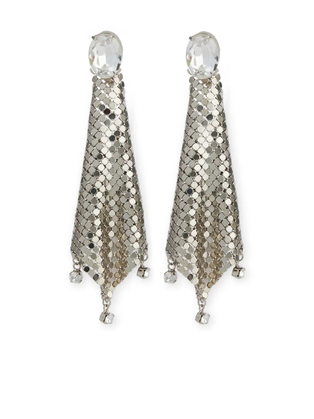 Mini Mesh Pixel Strass Earrings