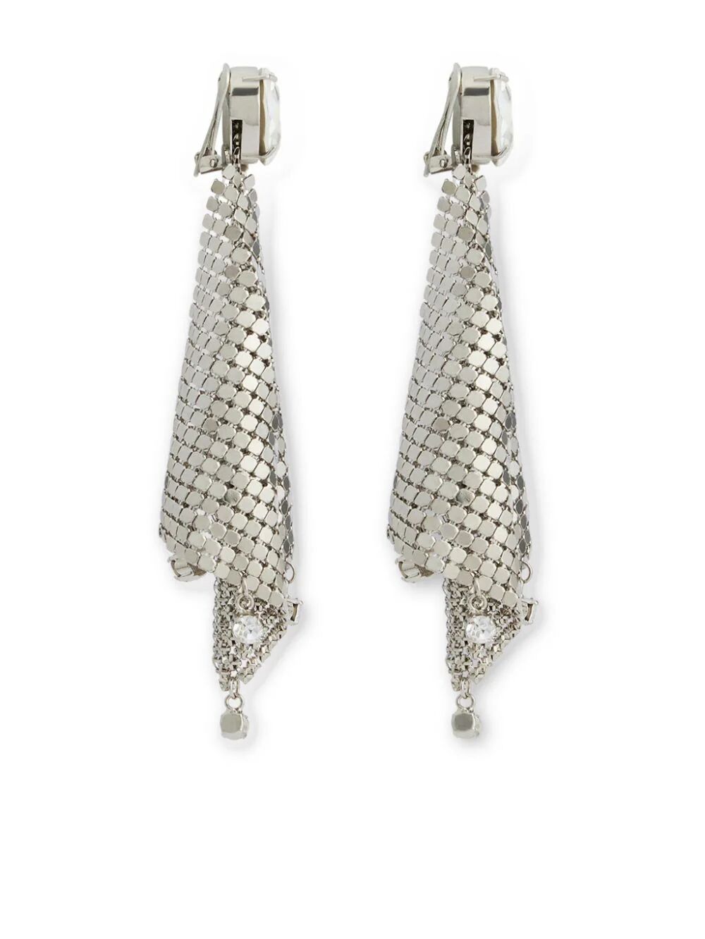 Mini Mesh Pixel Strass Earrings