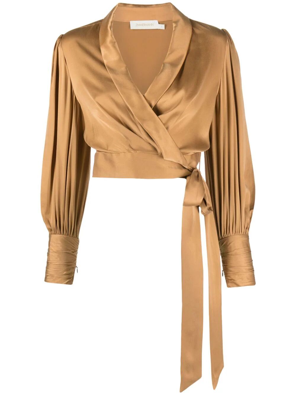 Silk Wrap Top
