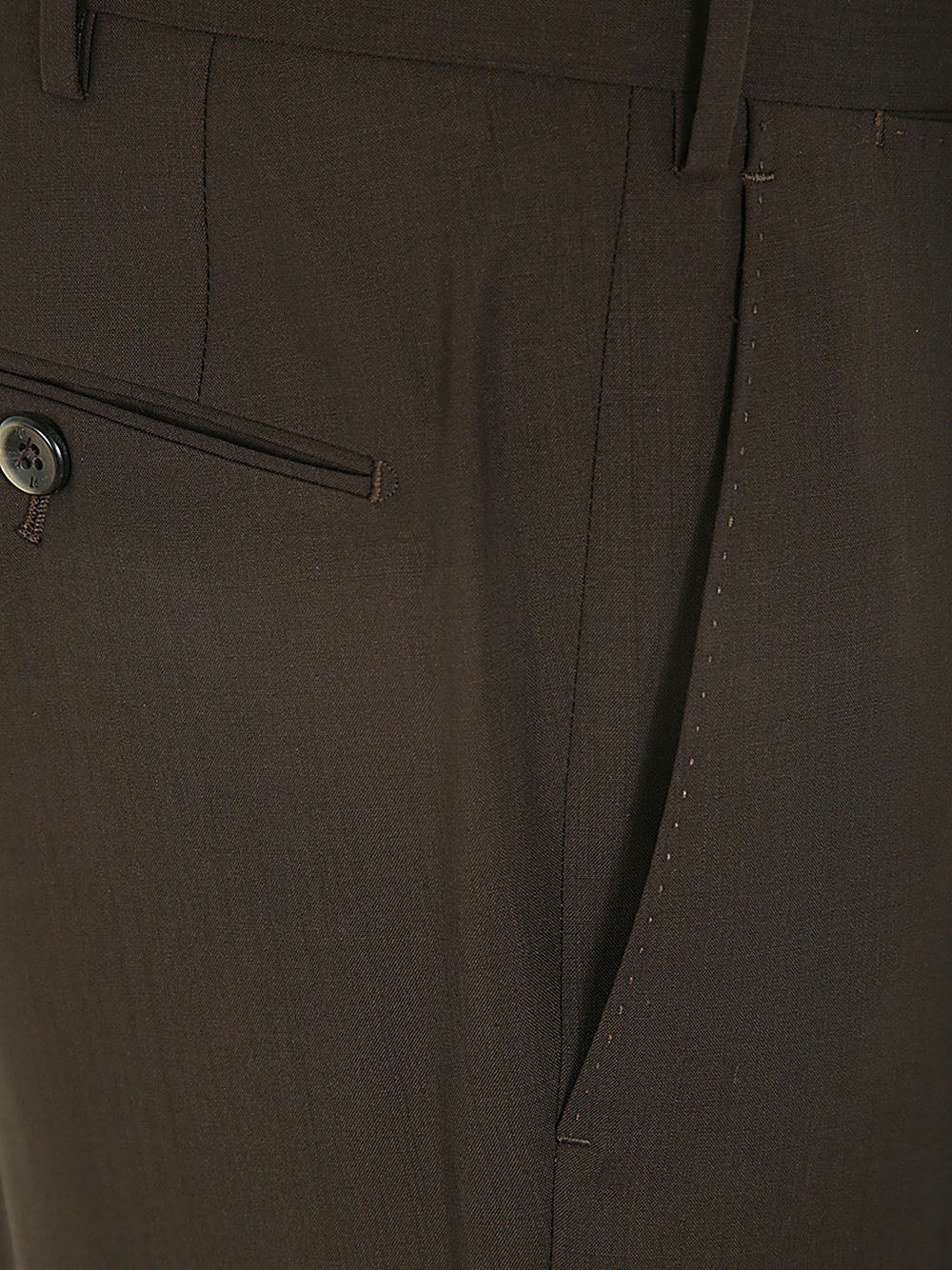 Superlight Deluxe Wool Slim Flat Front Pants