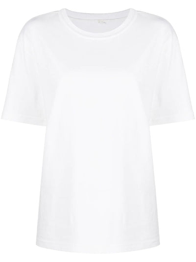 Essential Jersey Short Sleeve Tee With Puff Logo And Bound Neck