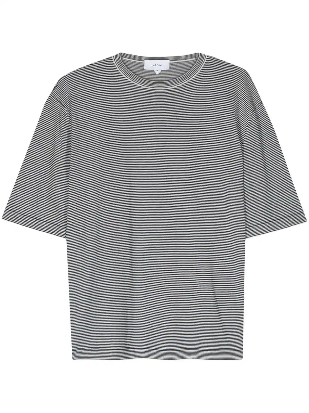 Crew Neck Striped Sweater