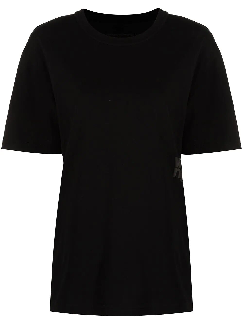 Essential Jersey Short Sleeve Tee With Puff Logo And Bound Neck