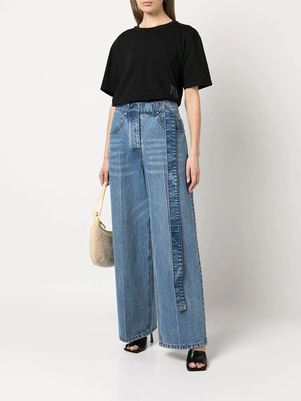 Essential Jersey Short Sleeve Tee With Puff Logo And Bound Neck