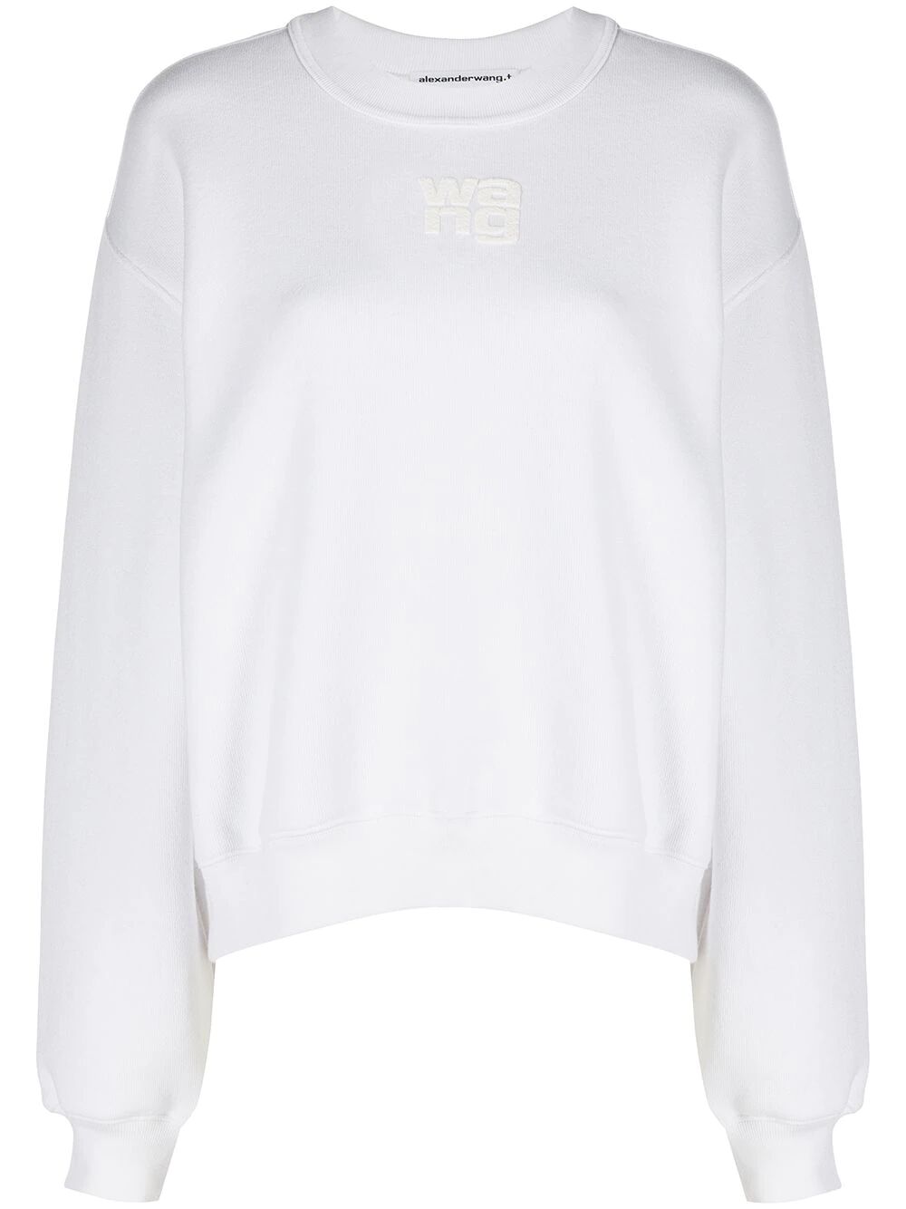 Essential Terry Crew Sweatshirt With Puff Paint Logo