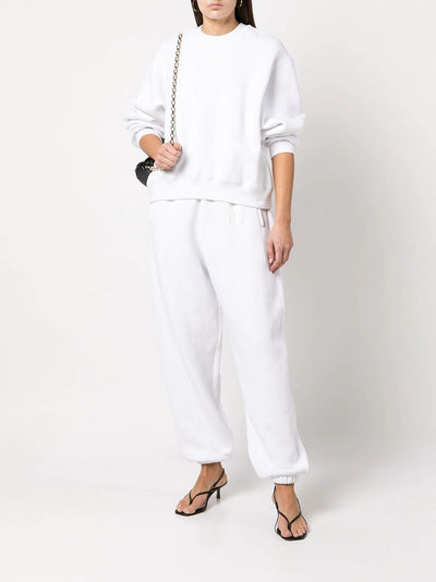 Essential Terry Crew Sweatshirt With Puff Paint Logo