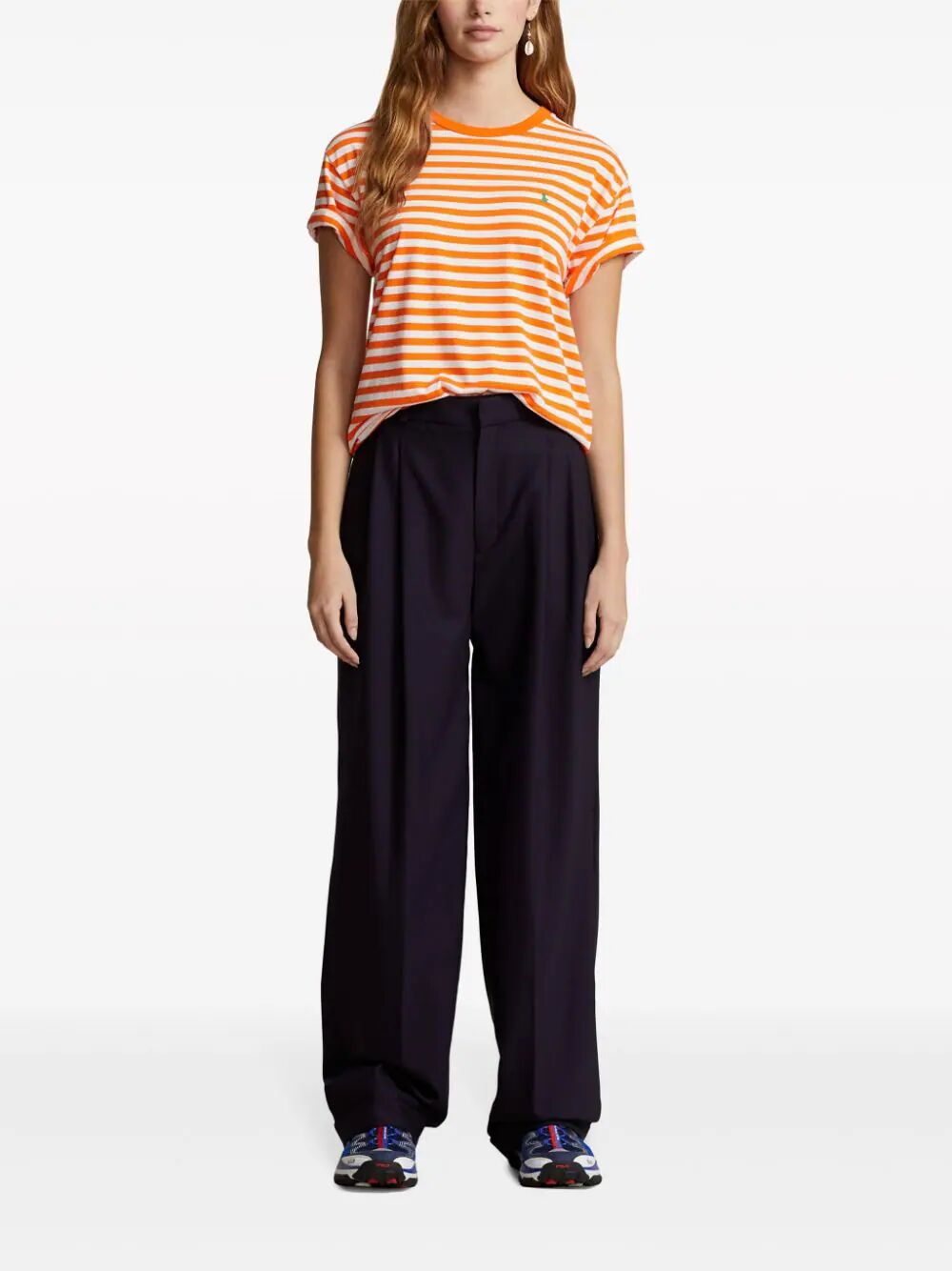 Crew Neck Striped T-shirt
