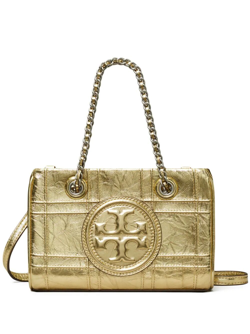 Fleming Soft Metallic Quilt Mini Chain Tote