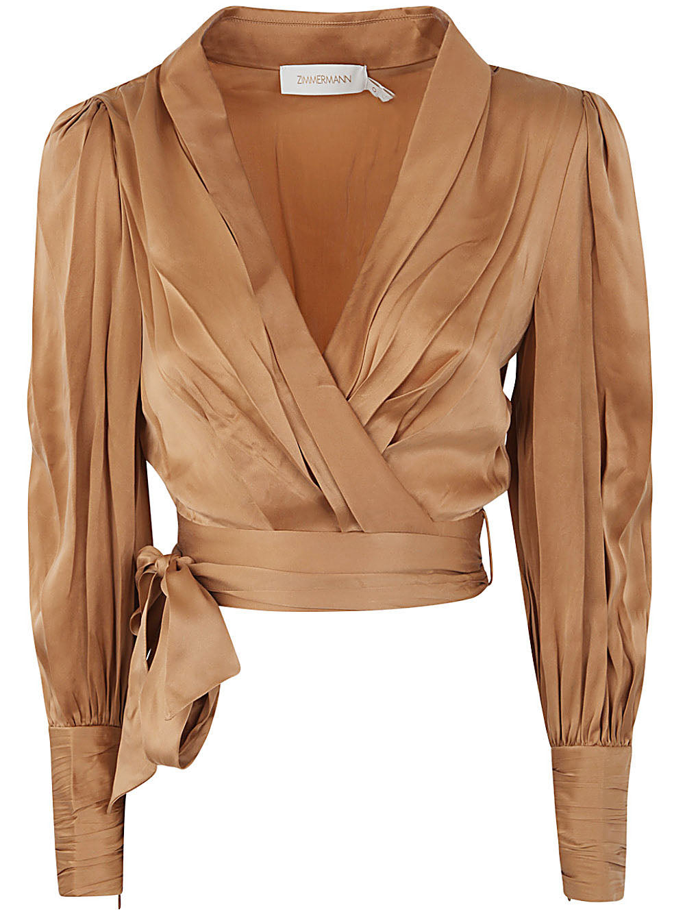 Silk Wrap Top