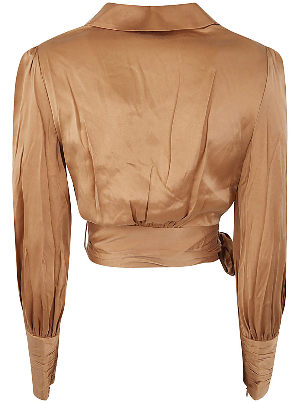 Silk Wrap Top