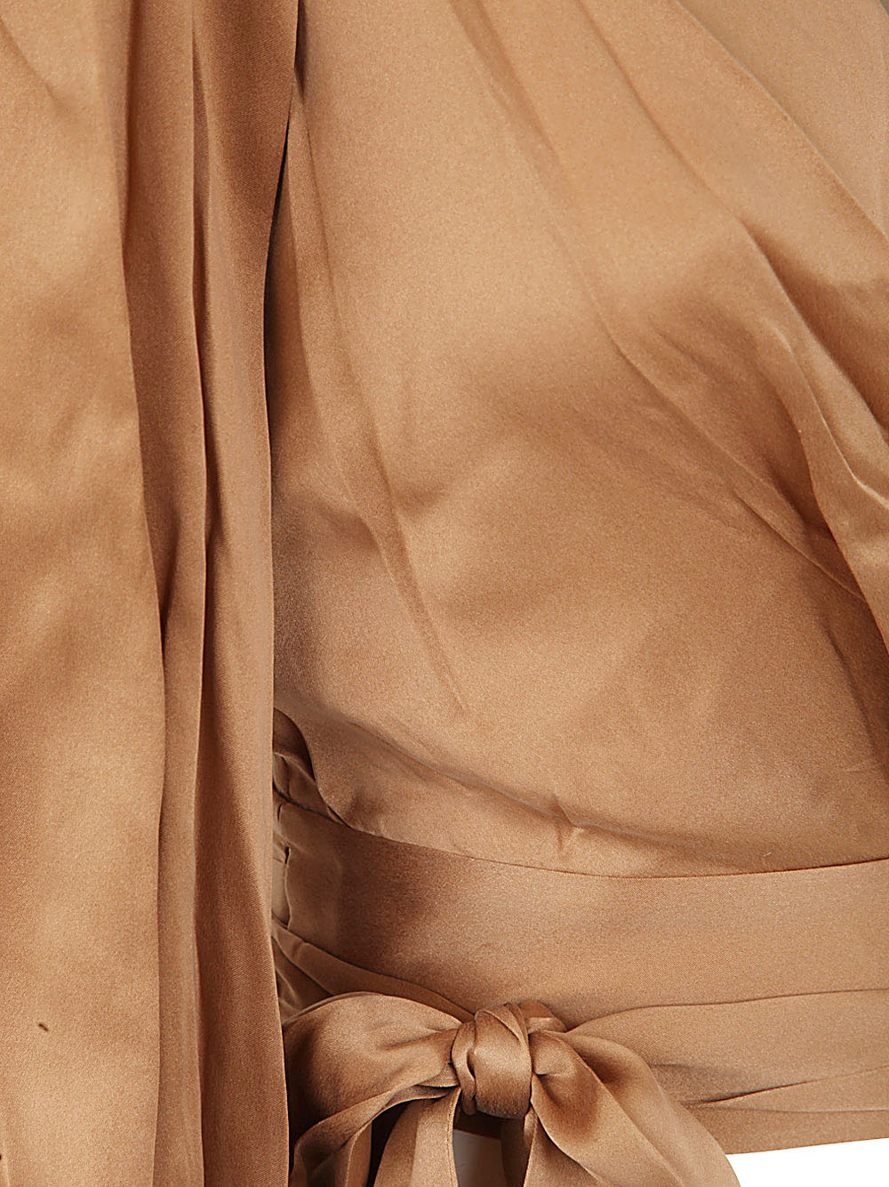 Silk Wrap Top