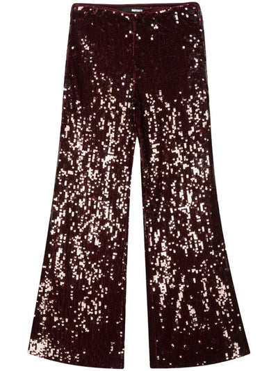 Sequins Low Waist Pants