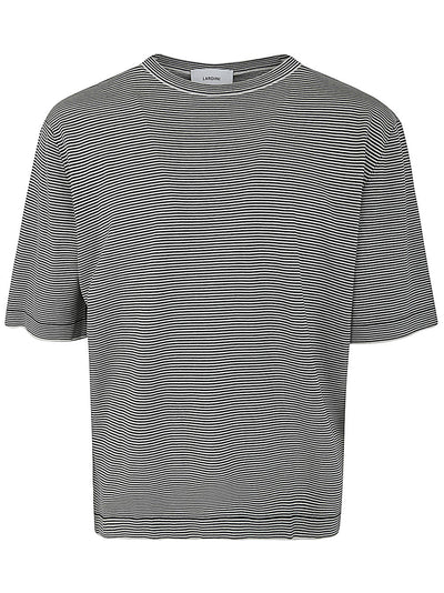 Crew Neck Striped Sweater