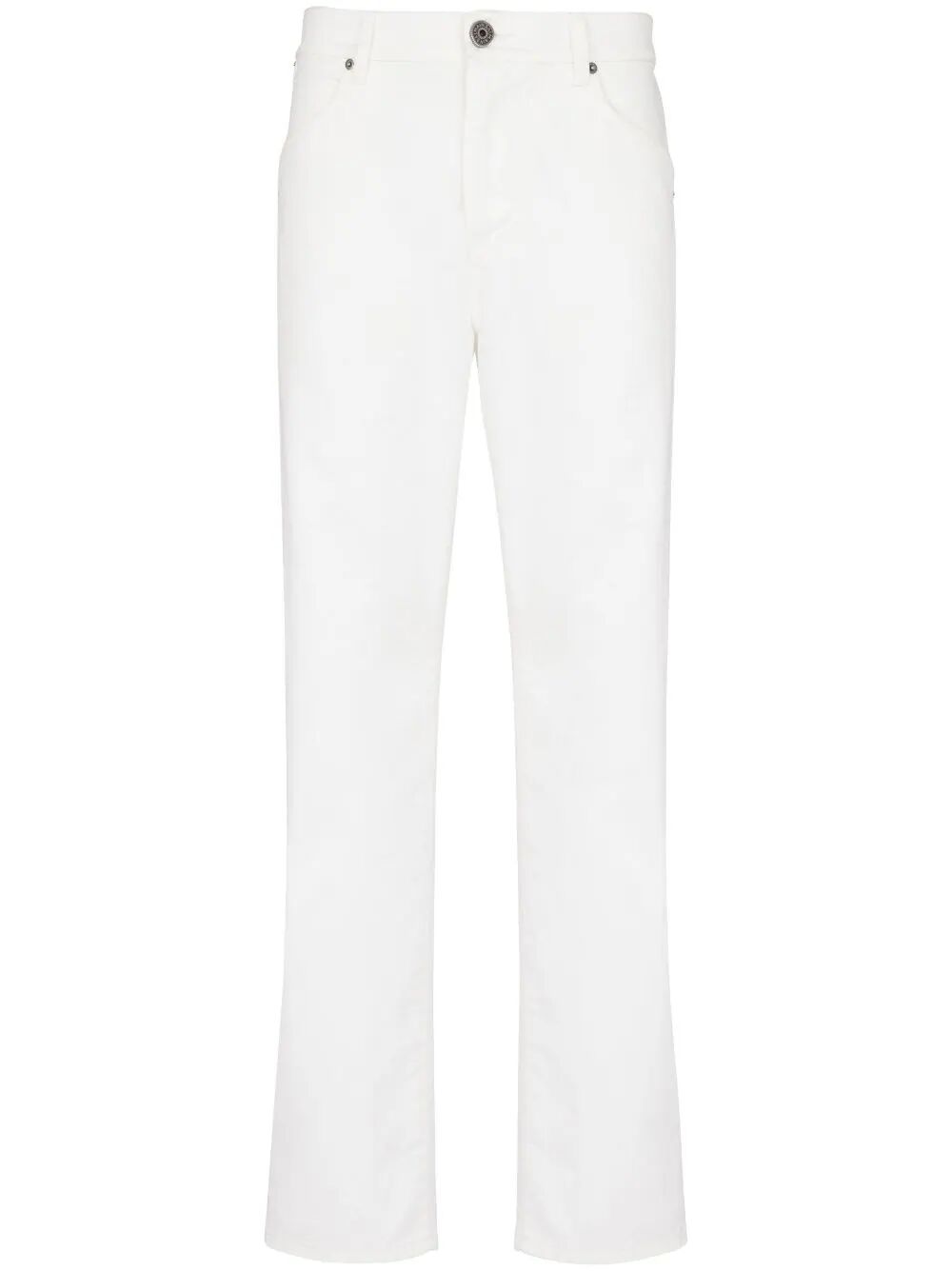 Regular Denim Pants White Wash