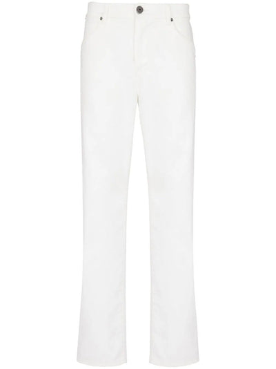 Regular Denim Pants White Wash