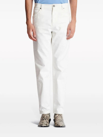 Regular Denim Pants White Wash