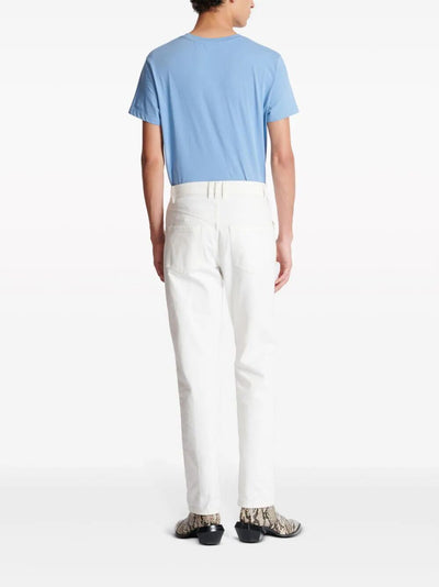 Regular Denim Pants White Wash