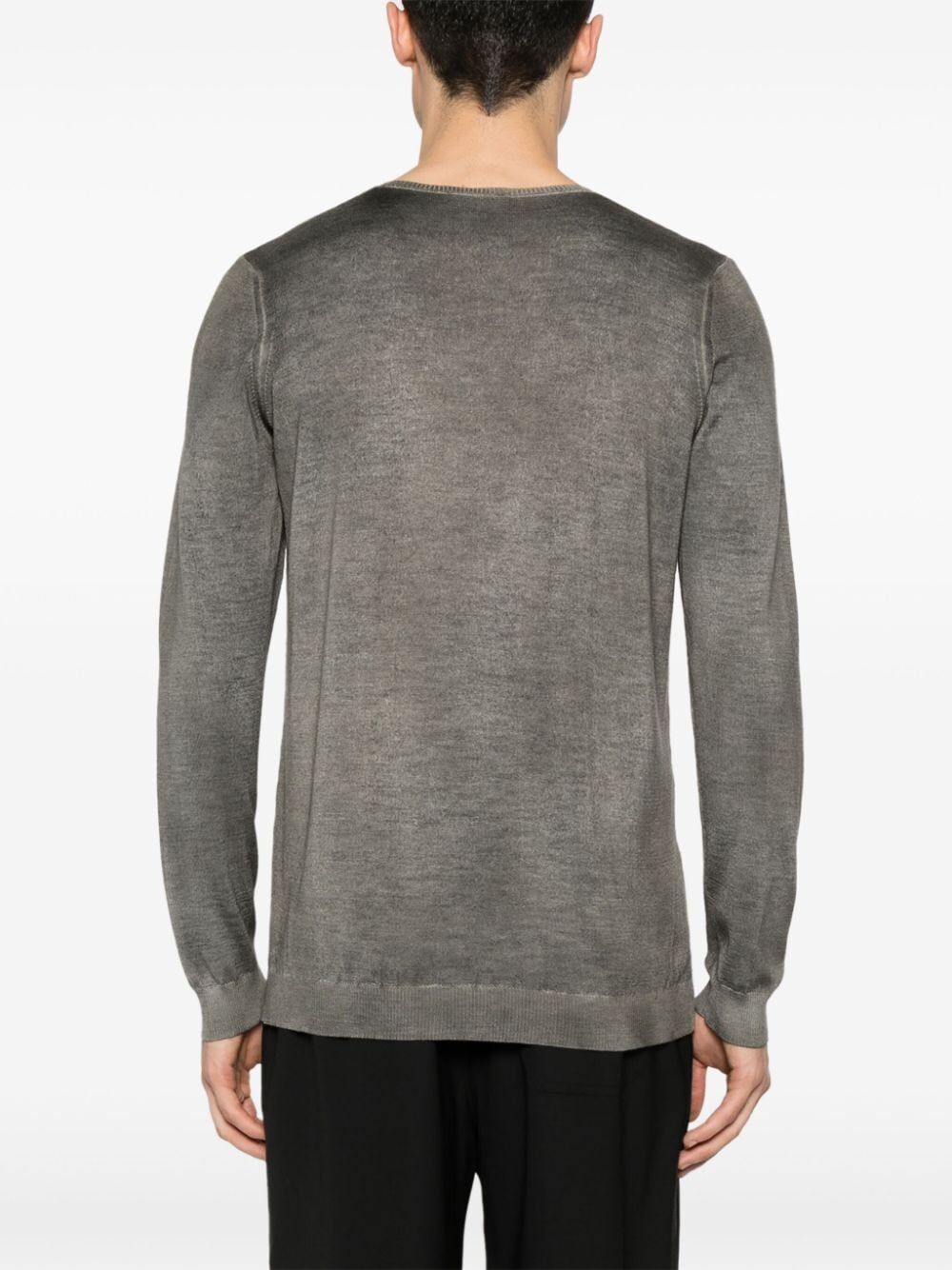 Camouflage Effect V Neck Pullover