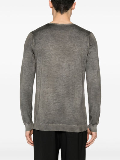 Camouflage Effect V Neck Pullover