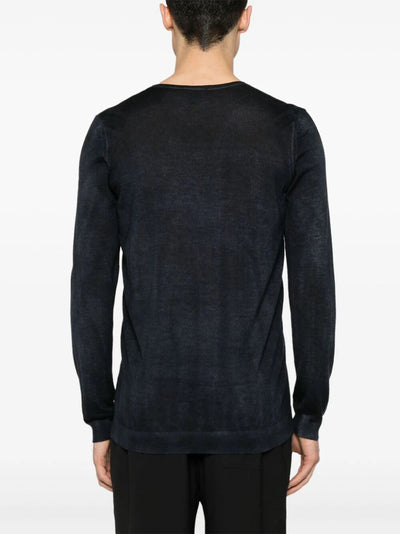 Camouflage Effect V Neck Pullover