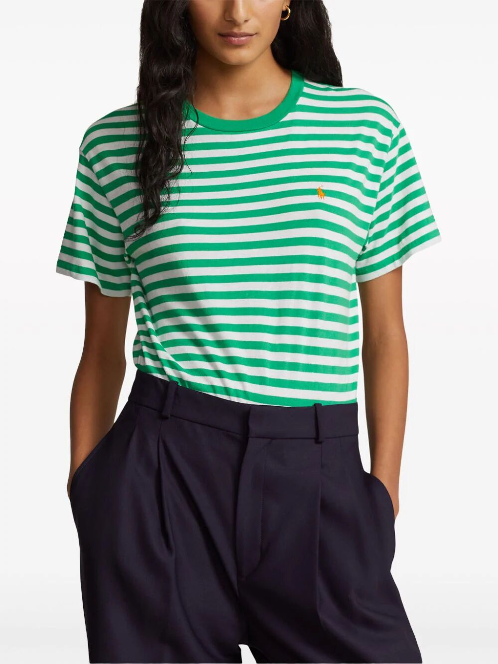 Crew Neck Striped T-shirt