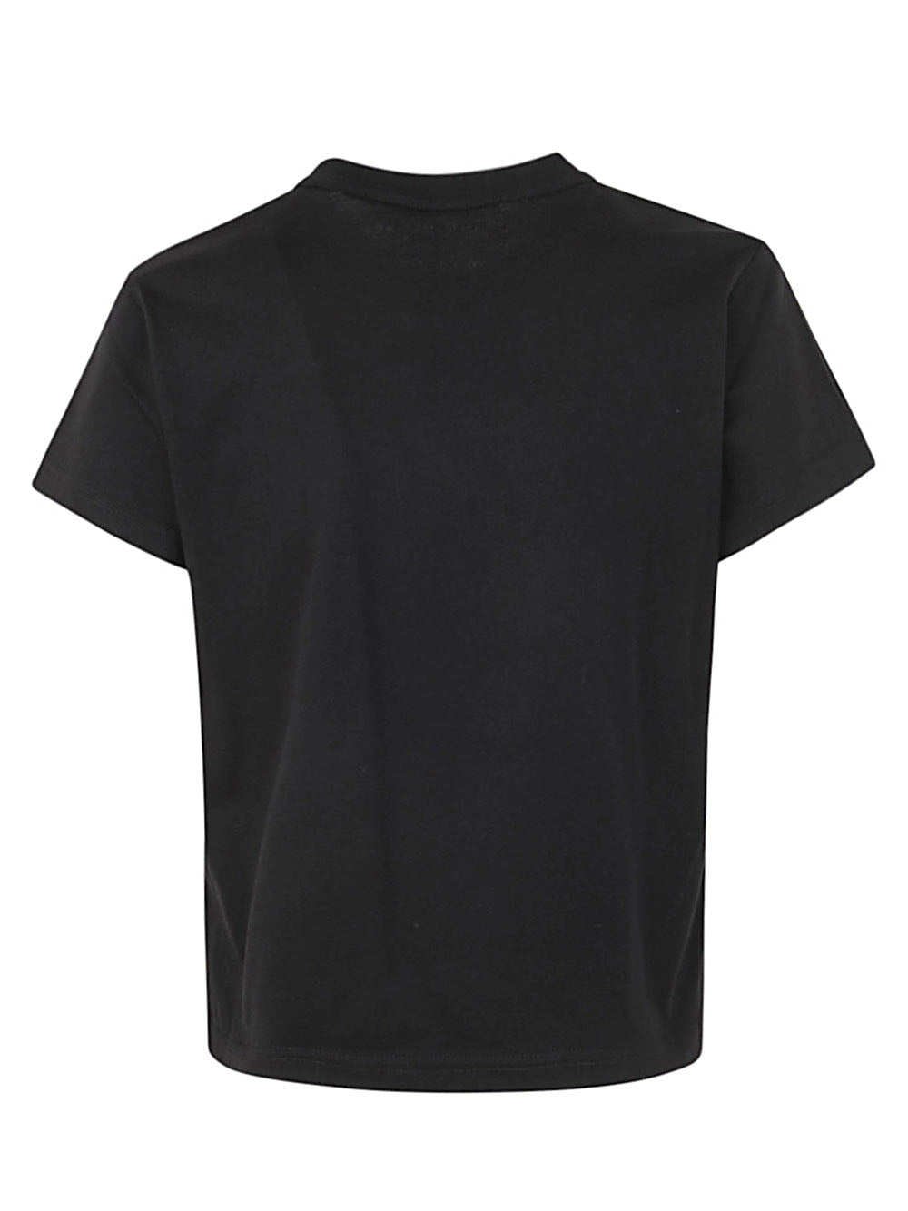 Essential Jersey Shrunk Tee With Puff Logo And Bound Neck