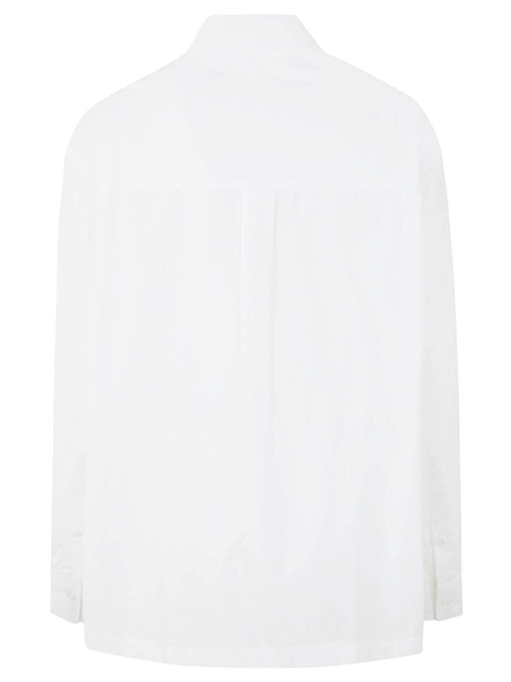 Button Up Long Sleeve Shirt With Logo Apple Patch