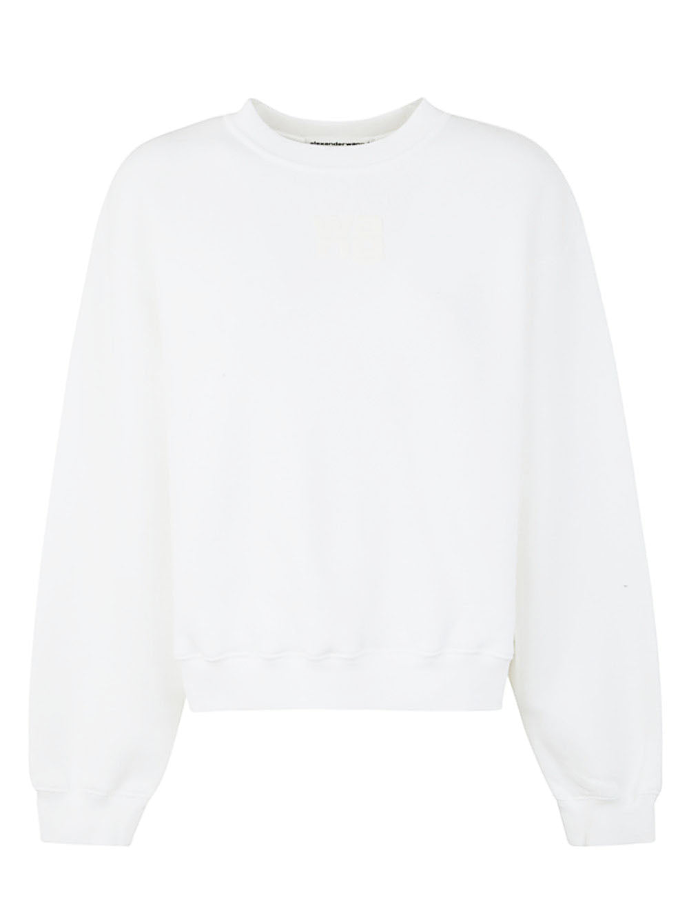 Essential Terry Crew Sweatshirt With Puff Paint Logo