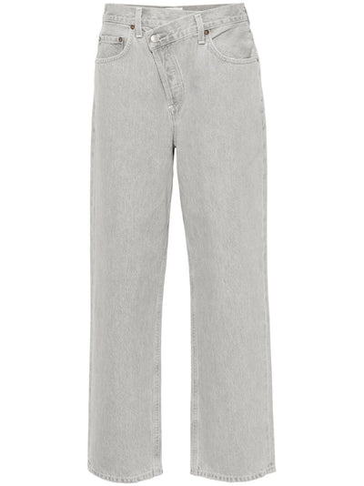 Criss Cross Jeans In Rain