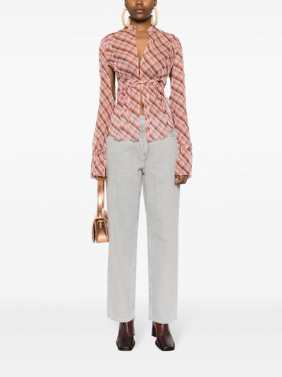 Criss Cross Jeans In Rain