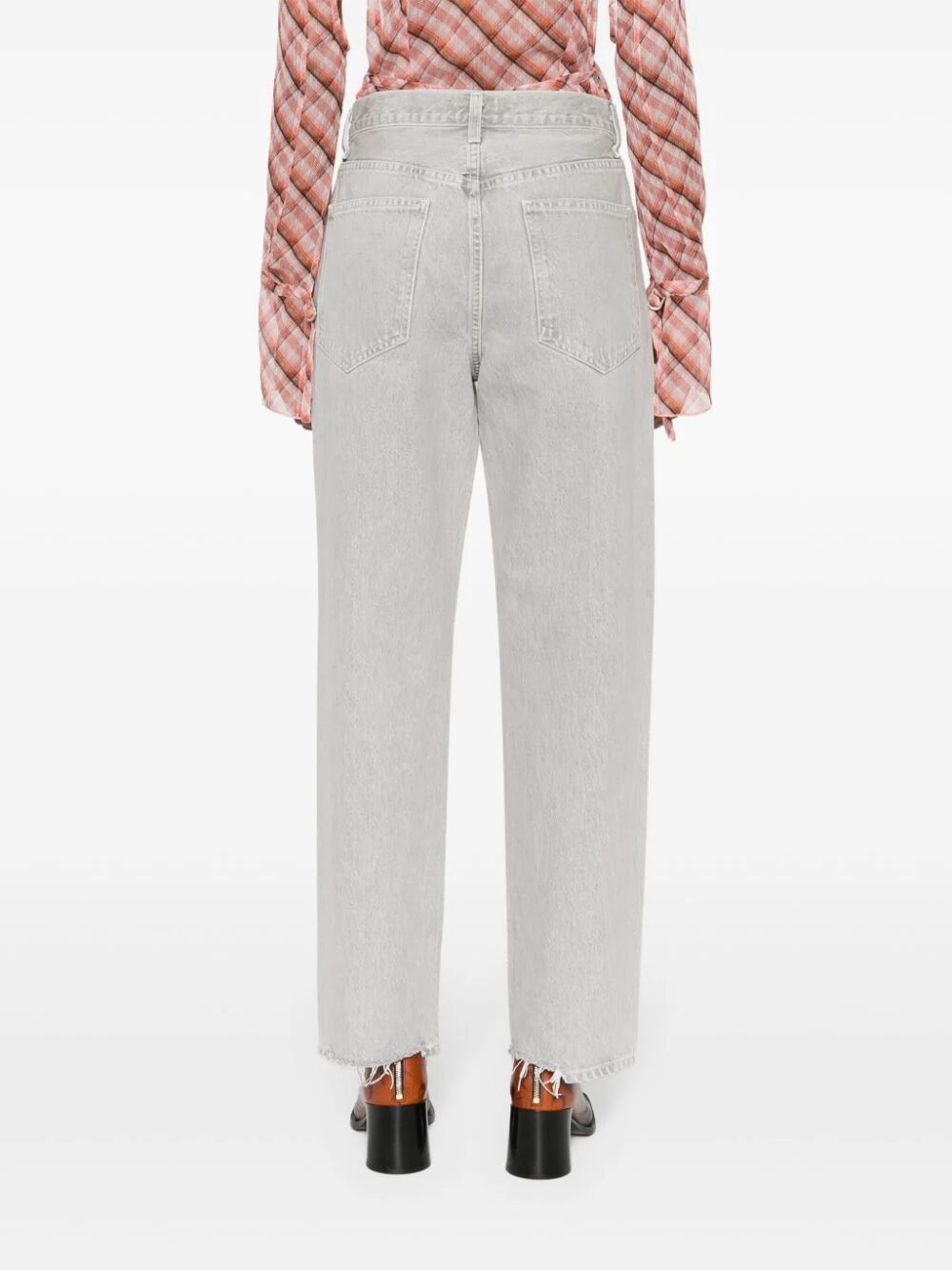 Criss Cross Jeans In Rain