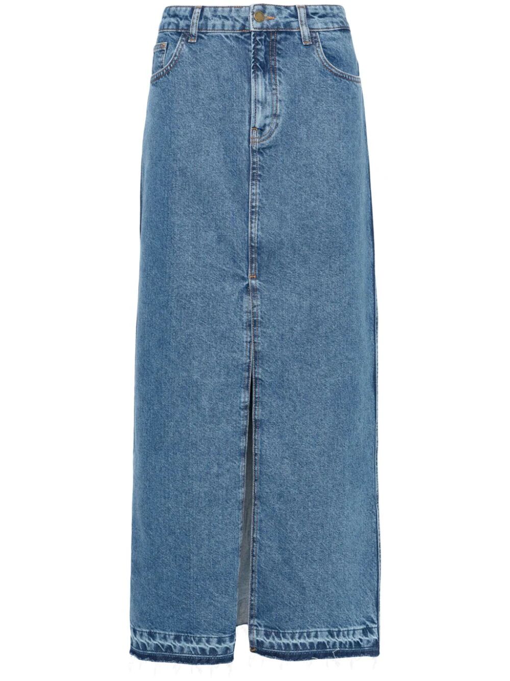 Denim Long Skirt