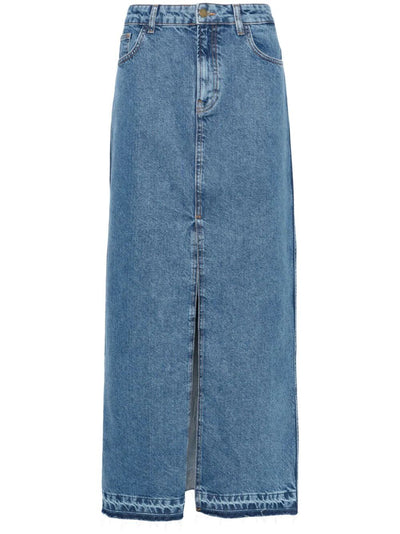 Denim Long Skirt