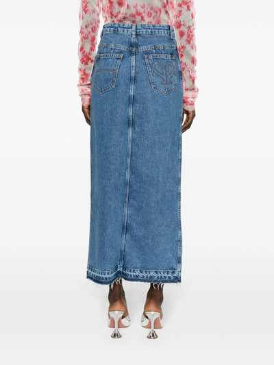 Denim Long Skirt
