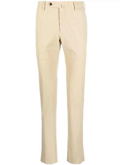 Organic Kitenic Summer Fabric Slim Flat Front Pants