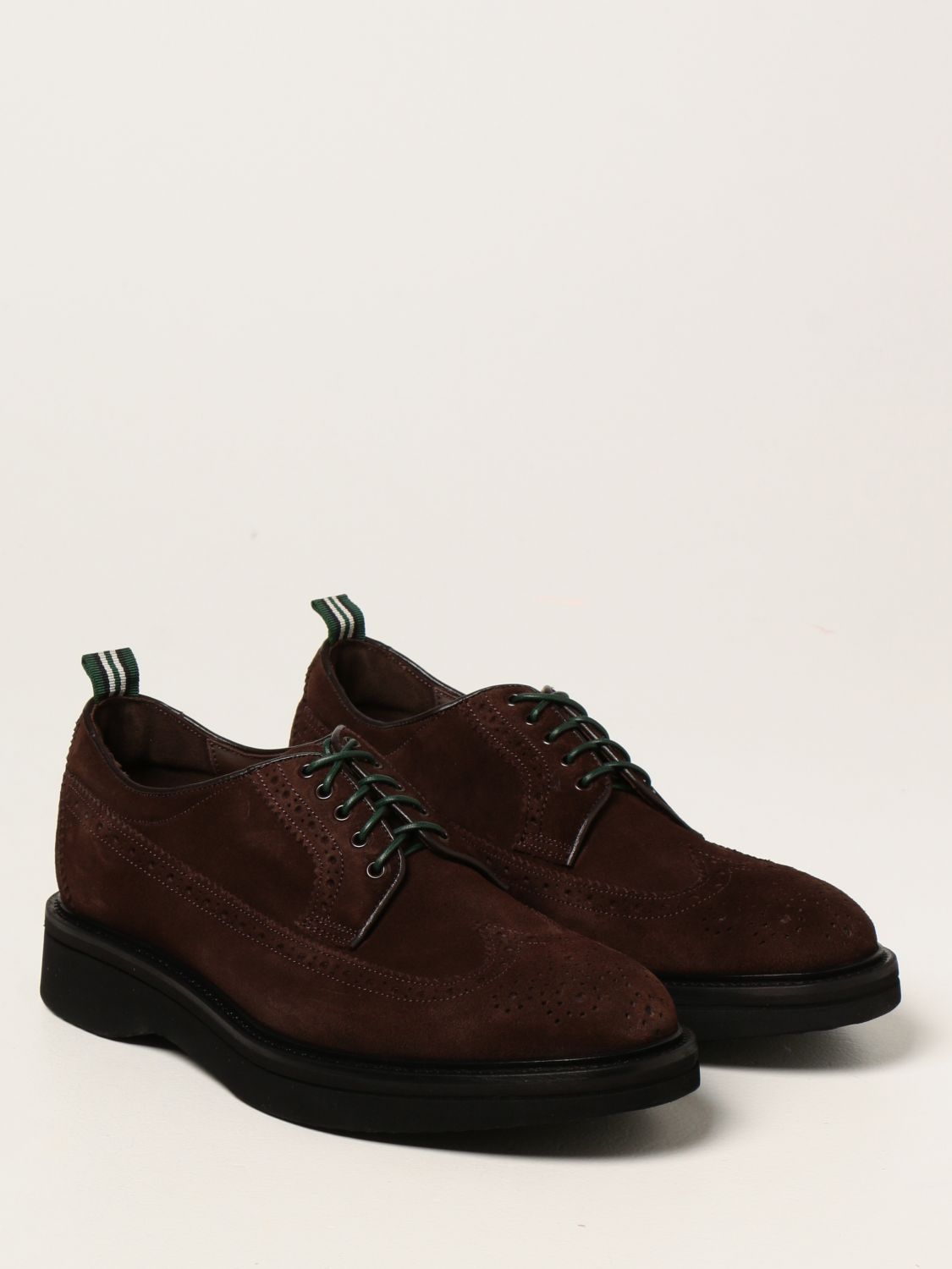Scarpe Stringate Con Motivo Brogue