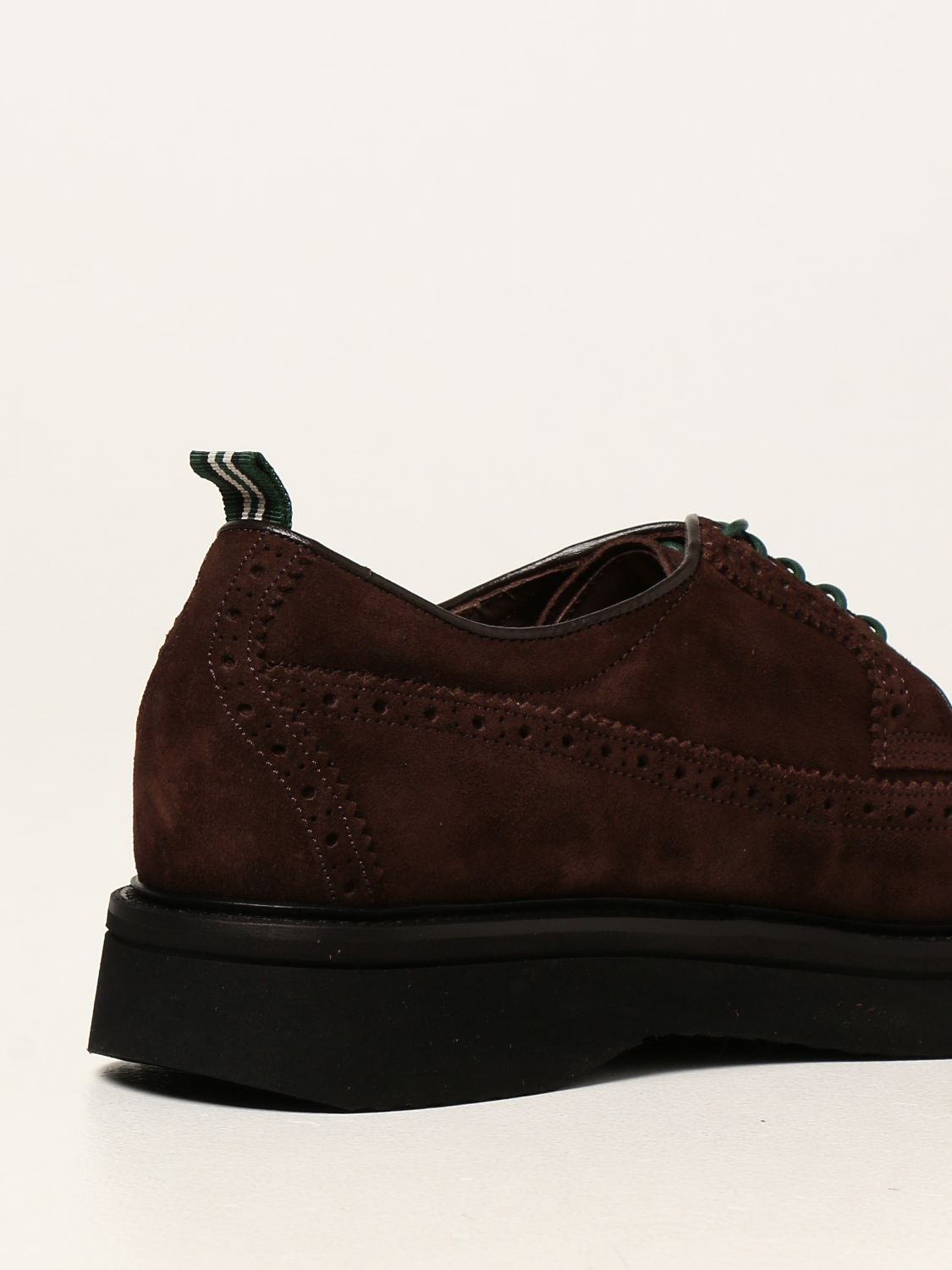 Scarpe Stringate Con Motivo Brogue