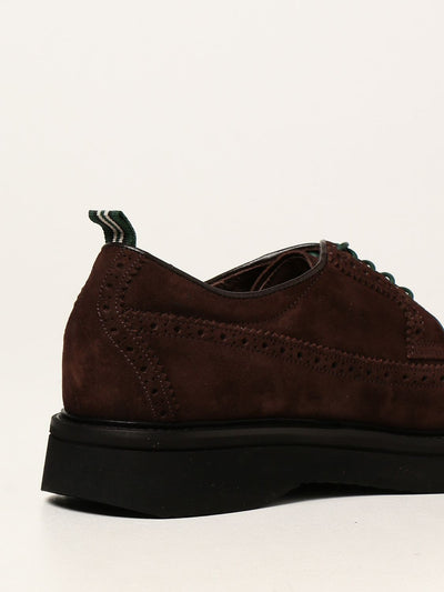 Scarpe Stringate Con Motivo Brogue