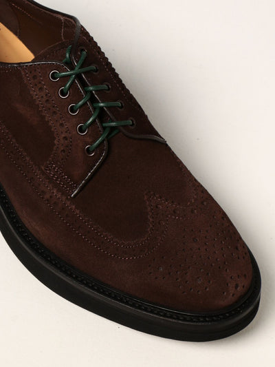 Scarpe Stringate Con Motivo Brogue