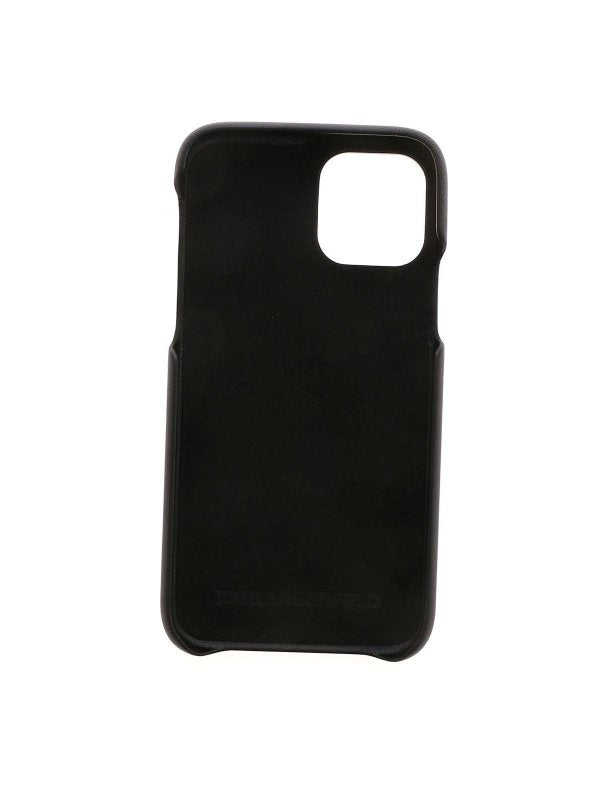 Cover Iphone 11pro Karl E Choupette Nera