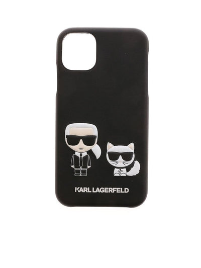 Cover Iphone 11 Karl E Choupette Nera