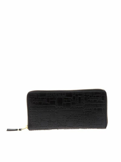 Portafoglio Embossed Logo Nero