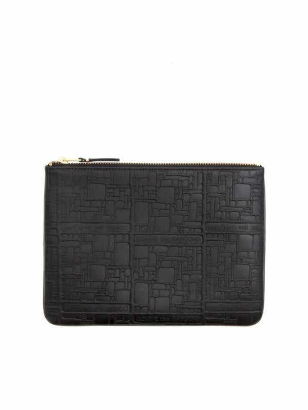 Bustina Embossed Logo Nera