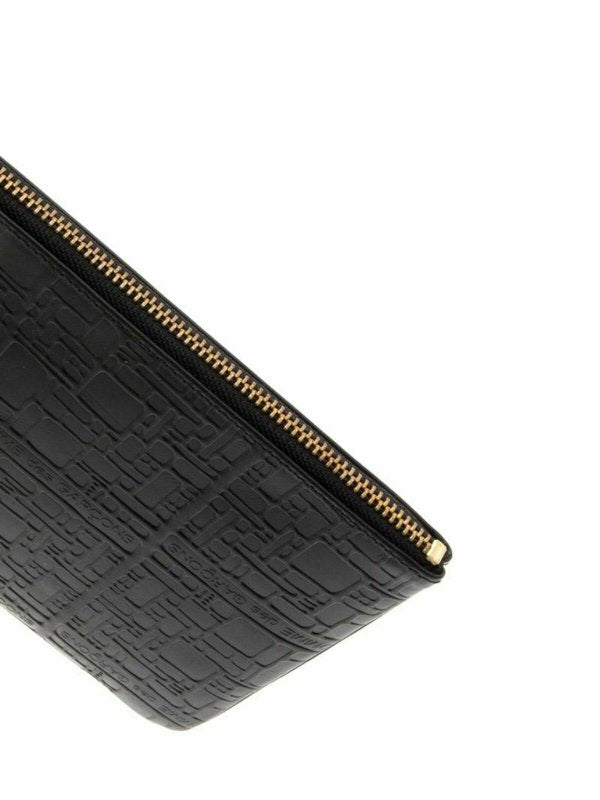 Bustina Embossed Logo Nera