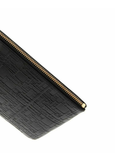 Bustina Embossed Logo Nera