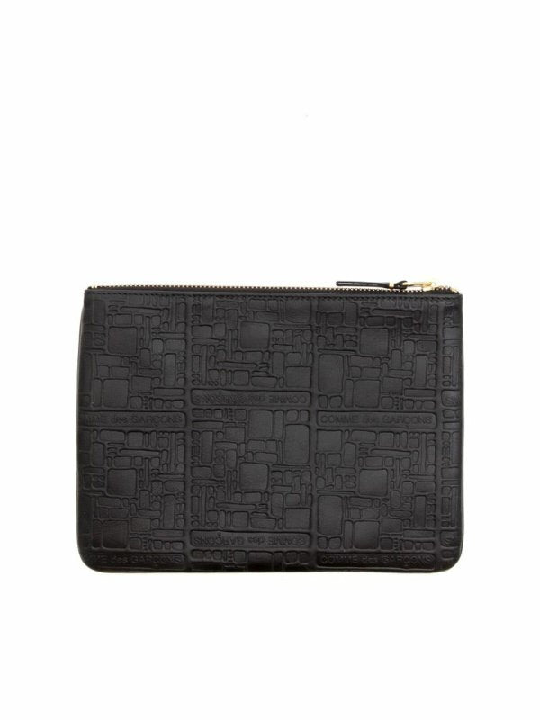 Bustina Embossed Logo Nera