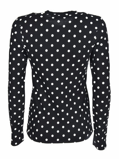 T-shirt Nera Red Heart Dot